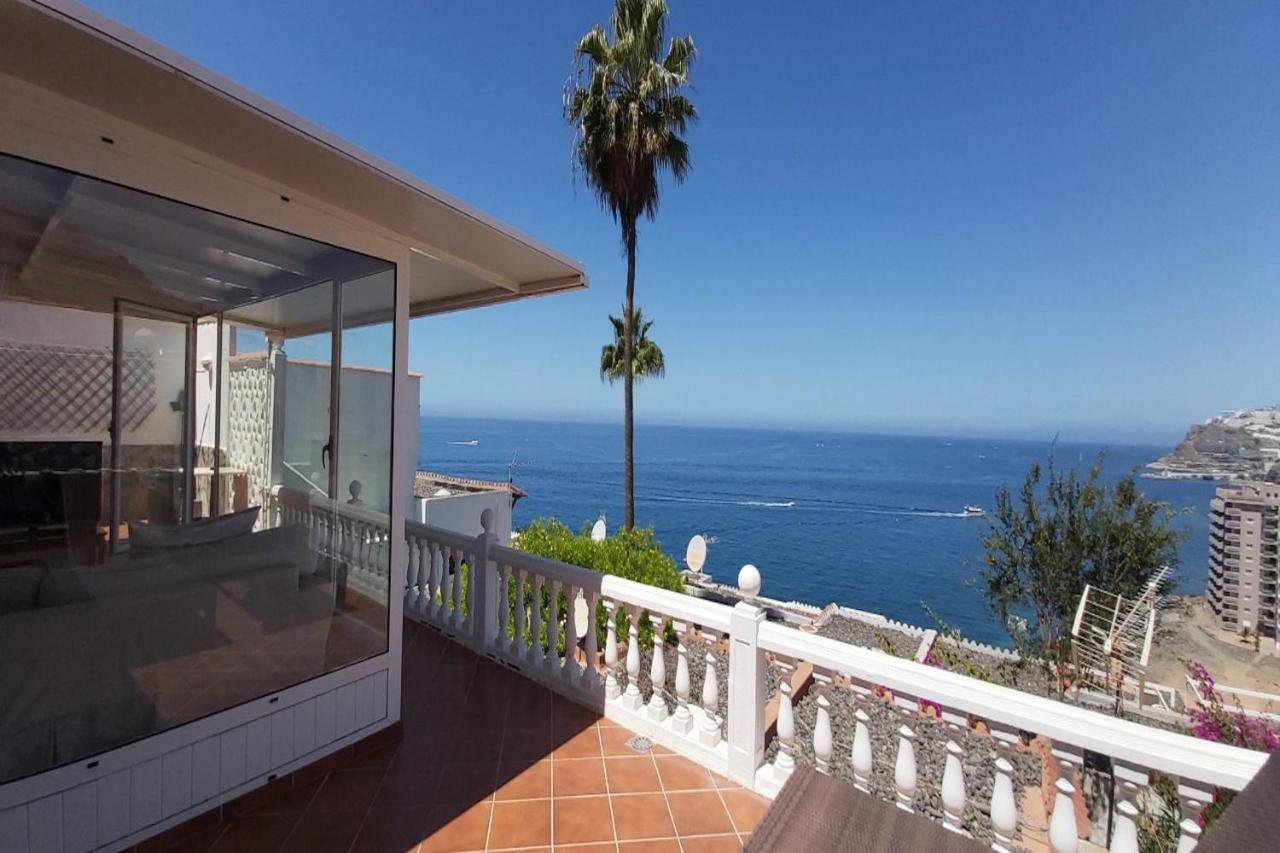 Sunset Balcony With Ocean Views Villa Mogán Exterior photo